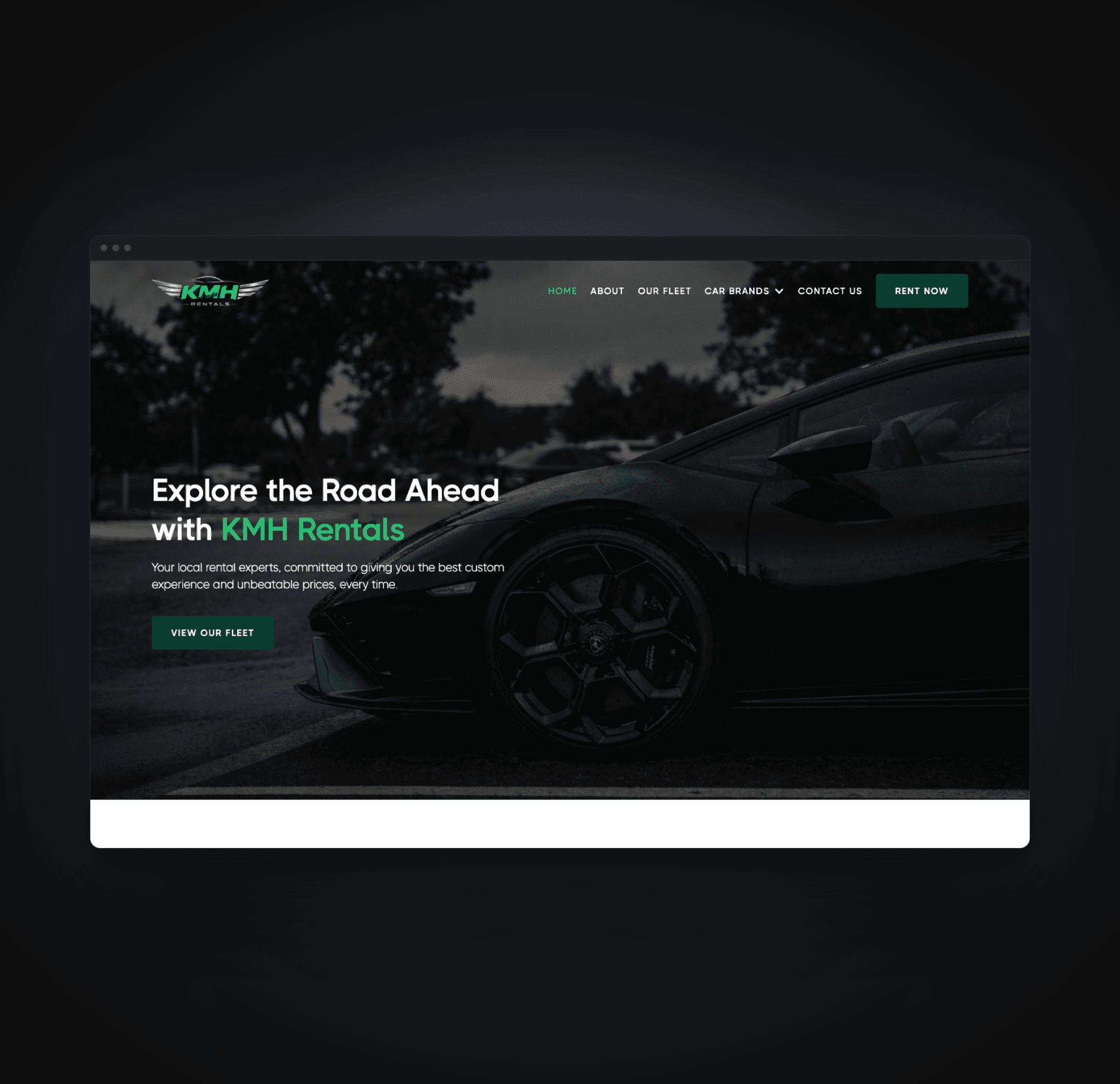 KMH Rentals: A Luxury Car-Rental Experience for Dubai